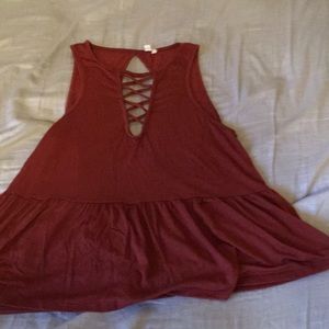 A super cute dark orange tank top